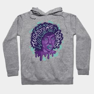 Afro Woman P R t shirt Hoodie